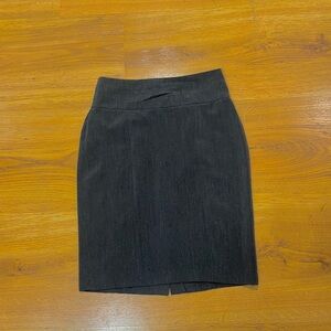 Papaya Charcoal Gray Pencil Skirt Large